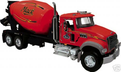 mack granite mp engine series mixer - red 19-3500R Модель 1:34