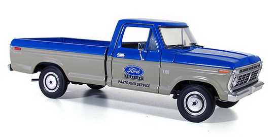 ford f-100 style side pickup «ford parts & service» 40-0282 Модель 1:25