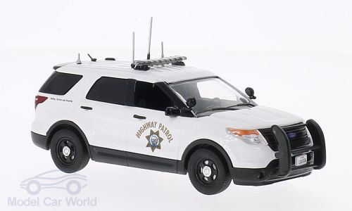 Модель 1:43 Ford Police Interceptor Utility, California Highway Patrol, CHP K9 & Commericial Vehicle Inspection