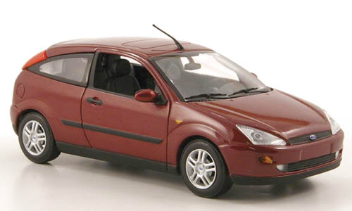 ford focus (3-door) - red 430087000 Модель 1:43