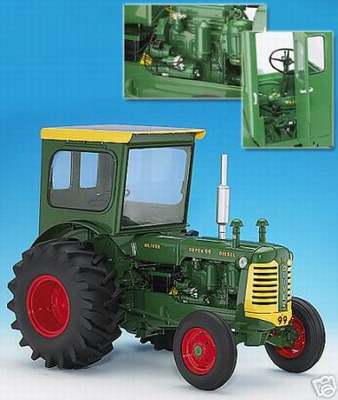 oliver tractor with cab - super 99 B11E103 Модель 1:12