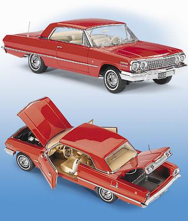 Модель 1:24 Chevrolet Impala SS 409 - red