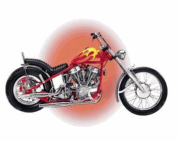 Модель 1:10 Harley-Davidson Billy Bike