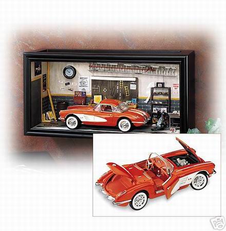 Модель 1:24 Chevrolet Corvette with Garage Diorama