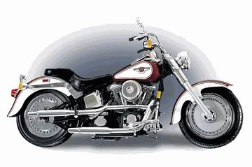 Модель 1:10 Harley-Davidson Fat Boy