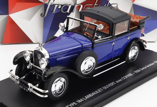 Модель 1:43 Peugeot Type 184 Landaulet (open) - blue/black (L.E.150pcs)