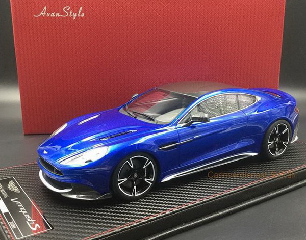 aston martin vanquish s coupe 2014 - blue AS018-10 Модель 1 18