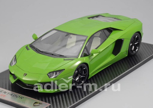 Модель 1:18 Lamborghini Aventador LP 700-4 - apple green