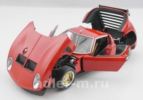 Модель 1:43 Lamborghini Miura Jota SVR - red (все открывается)