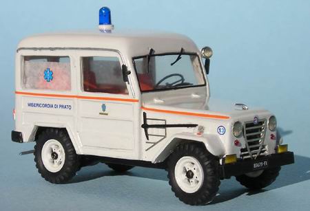 alfa romeo 1900 «matta» ambulanza (kit) GILK017M Модель 1:43