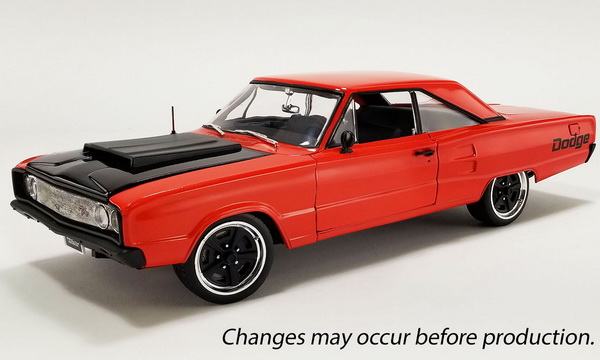 Dodge Coronet R/T Restomod - 1967 - Red A1806604 Модель 1:18