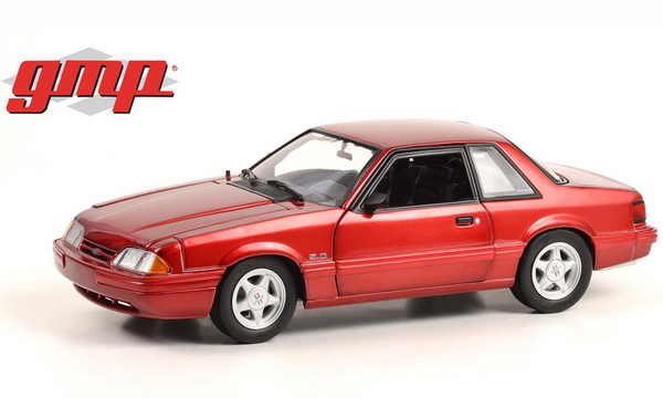 Ford Mustang 5.0 LX 1993 - Electric Red with Black Interior GMP19003 Модель 1:18