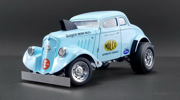 malco gasser "ohio" george montgomery chopped with air dam front spoiler 1933 A1800911 Модель 1:18