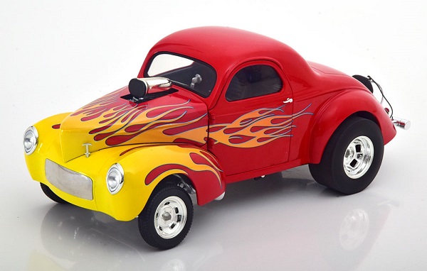 Willys Gasser Flamed 1941 rot/gelb Limited Edition 408 pcs.