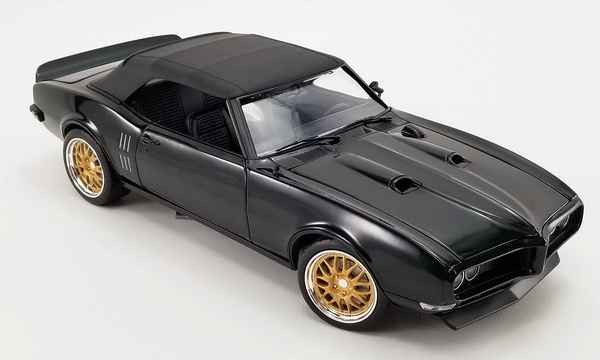 pontiac firebird convertible restomod - midnight black (l.e.600pcs) A1805215 Модель 1:18