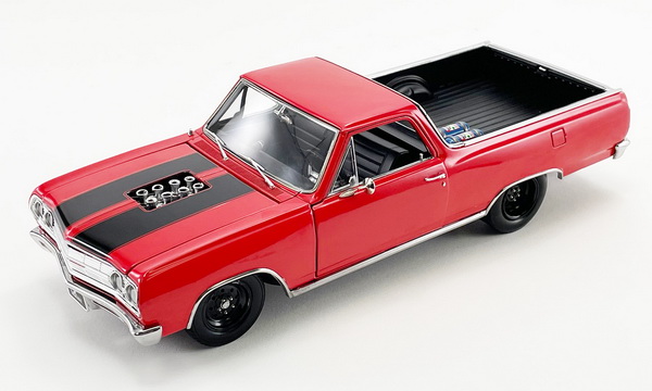 Chevrolet El Camino Drag Outlaws - red/black stripes (L.E.144pcs) A1805411B Модель 1:18