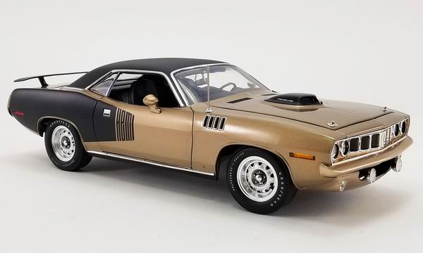 Plymouth HEMI Cuda with Vinyl Top - Super Track Pack - gold leaf poly