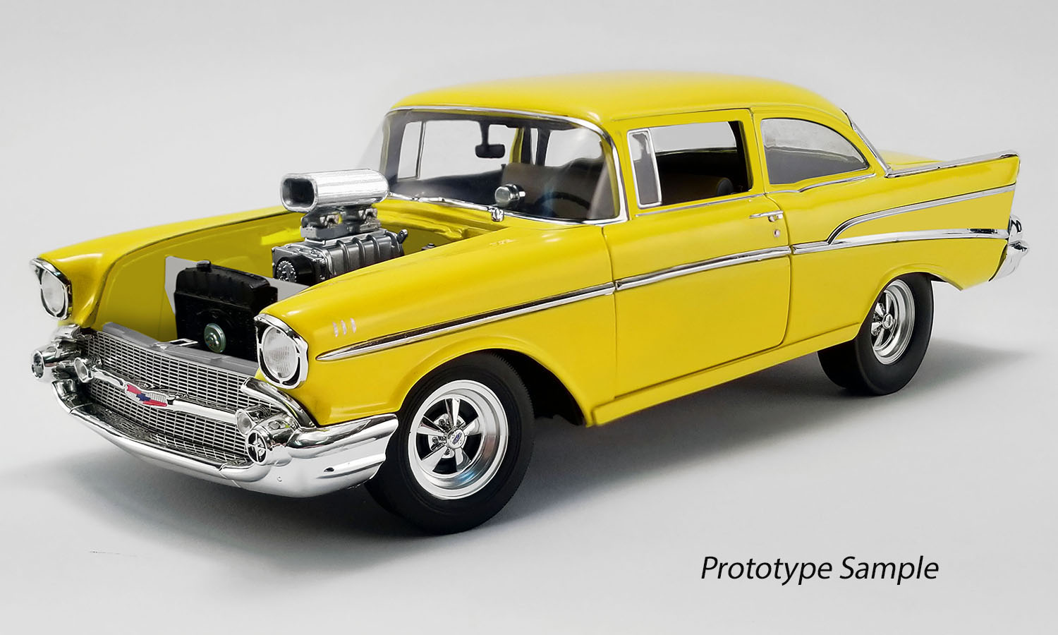 Chevrolet 210 Tribut «Hollywood Knights» (к/ф «Голливудские рыцари») - yellow (L.E.8760pcs)