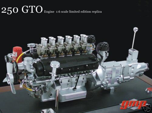 ferrari 250 gto replica engine G-0604101 Модель 1:6