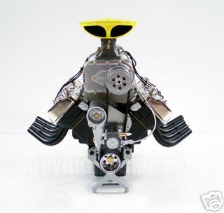 supercharged firebreather keith black racing engine G-603006 Модель 1:6