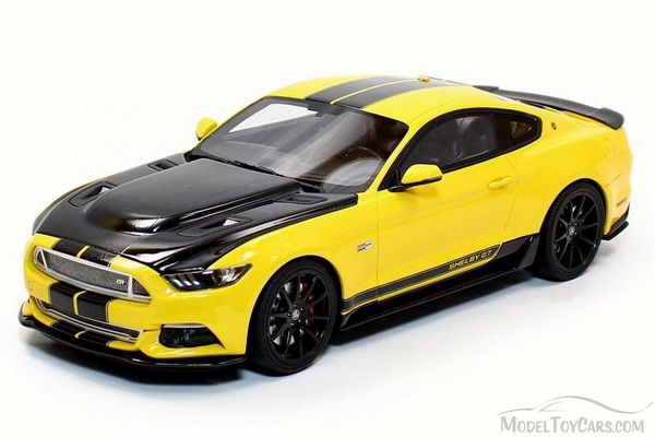 Ford Shelby GT - Yellow and Black US002 Модель 1:18
