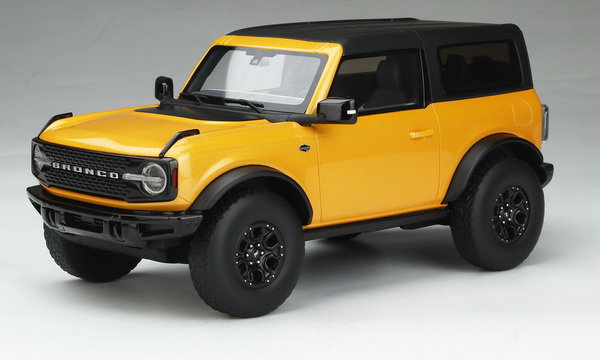 Модель 1:18 Ford Bronco 2021 - Wildtrak - Cyber Orange Metallic