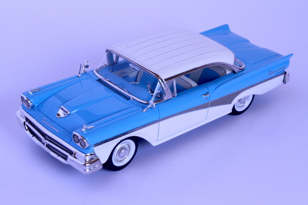 ford fairlane 500  - azurre blue/colonial white 1958 (l.e. 150 pcs.) GC-001B Модель 1 43