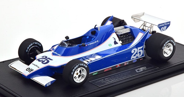 Ligier JS11 Sieger GP Spanien 1979 mit Vitrine Depailler mit Decals, (L. E. 500 pcs.) GP113A Модель 1:18