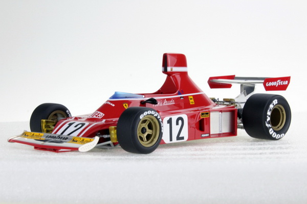 Модель 1:18 Ferrari 312 B3 №12 NIKI LAUDA (AND FIRST TWO RACE 1975 World Champion 1975)