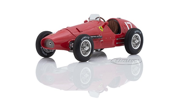 FERRARI F1 500 F2 Scuderia Ferrari №17 2nd British GP 1952 Piero Taruffi, Red GP081F Модель 1:18