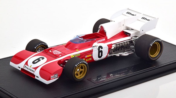 Ferrari 312 B2 №6 (Clay Regazzoni) mit Vitrine GP111B Модель 1:18