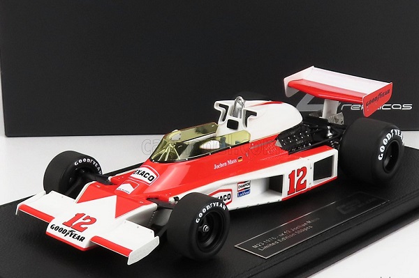 McLaren F1 M23 Ford Cosworth Marlboro Mclaren Team N 12 Season 1976 Jochen Mass - Con Vetrina - With Showcase, Red White GP120B Модель 1:18