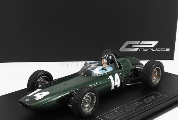 BRM F1 P57 Brm Team №14 Winner Italian GP Monza World Champion (with Pilot Figure - Dirty Version) 1962 Graham Hill - Con Vet GP124BWDD Модель 1:18