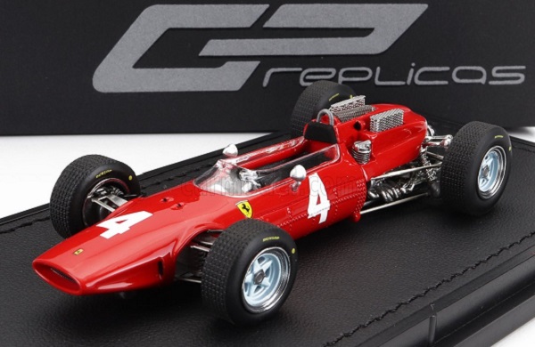 Модель 1:18 Ferrari 158 №4 3rd Monza Italy GP (Lorenzo Bandini) - red