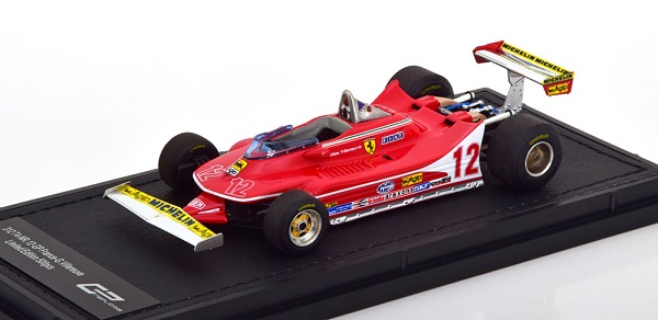 ferrari f1  312t4 n 12 season (1979) gilles villeneuve, red GP43-12E Модель 1:18