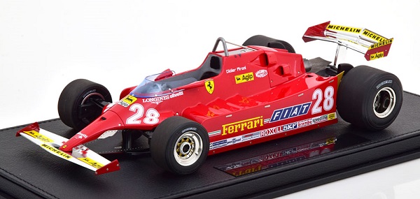 Ferrari 126 CX GP USA 1981 Pironi mit Vitrine (L. E. 500 pcs.)