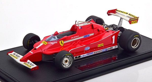 Ferrari 126C №1 (Jody David Scheckter) mit Vitrine (L.E.500pcs)