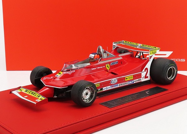 Ferrari 312 T5 №2 5th MONACO GP (GILLES VILLENEUVE) GPGV003 Модель 1:18