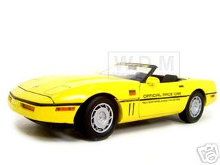 chevrolet corvette indy 500 pace car diecast model yellow GL11801PCY Модель 1:18