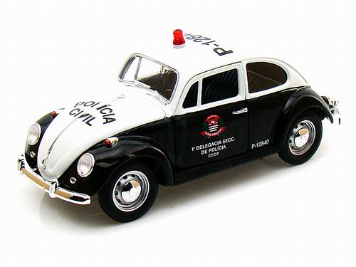 volkswagen beetle - sao paulo policia civil GL12853 Модель 1:18