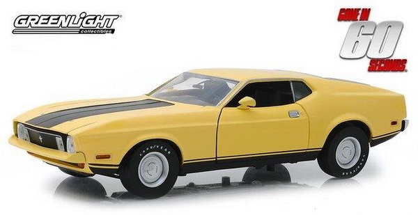 ford mustang mach 1 «eleanor» - yellow (из к/ф «Угнать за 60 секунд») GL12910 Модель 1:18