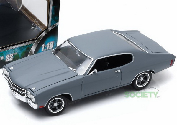 Модель 1:18 Chevrolet Chevelle SS «Fast & Furious» (из к/ф «Форсаж IV») - grey