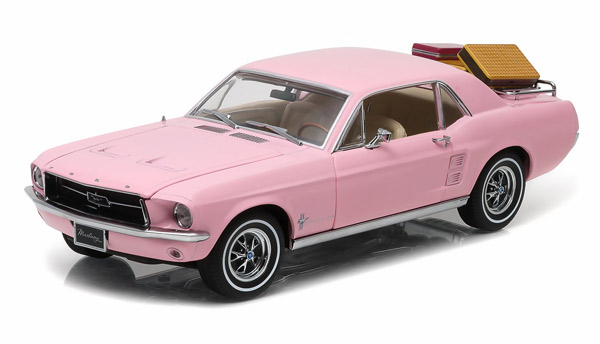 ford mustang coupe (с багажом) 1967 pink GL12966 Модель 1:18