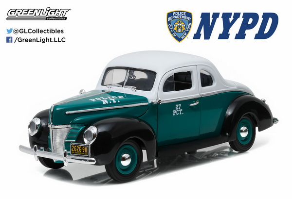 ford deluxe coupe "new york city police department" (nypd) GL12972 Модель 1:18