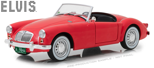 mg a 1600 roadster elvis presley 1959 red (из к/ф "Голубые Гавайи") GL13524 Модель 1:18