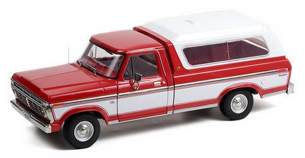 FORD F-100 Pick-Up Deluxe Box Cover 1975 Apple Red with White GL13620 Модель 1:18