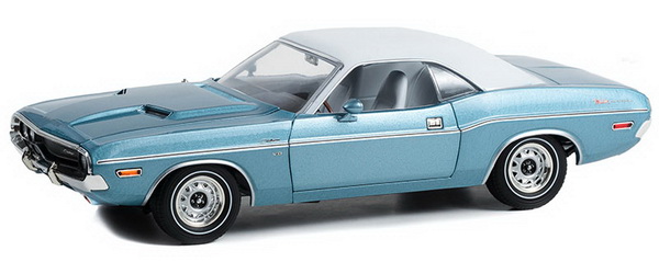 DODGE Challenger "Western Sport Special" 1970 Blue Metallic/White GL13644 Модель 1:18