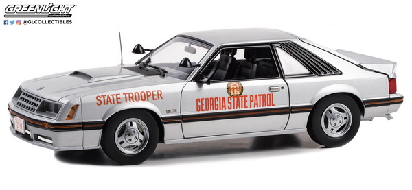FORD Mustang SSP "Georgia State Patrol State Trooper" 1982 GL13676 Модель 1:18