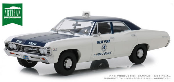 chevrolet biscayne "new york state police" - white/blue GL19054 Модель 1:18