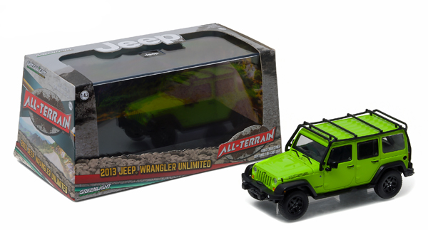 jeep wrangler 4х4 unlimited "moab edition" - gecko green GL86078 Модель 1:43